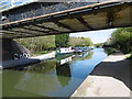 Looking along the Paddington Arm of the Grand Union Canal at Northolt