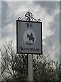 TM1155 : The Highwayman Public House sign by Geographer