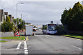 Bus waiting point at the top of the West Cross Estate