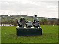 SE2813 : Three Piece Reclining Figure at the Yorkshire Sculpture Park by David Dixon