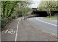 ST1479 : National Cycle Network Route 8, Ty Mawr Road, Llandaff North, Cardiff by Jaggery
