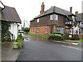 Haoughton Green Lane at its junction with the A268