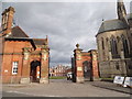 The entrance to Marlborough College