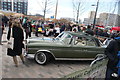 View of a Mercedes Benz 280SE in the Classic Car Boot Sale