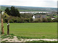 The North Downs Way near Longhoes Wood