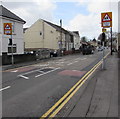 Warning signs - School/Ysgol, Castle Street, Loughor