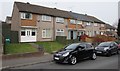 Houses at the eastern end of Darent Close, Bettws, Newport