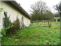 SY2599 : Loughwood Meeting House and graveyard, Dalwood by Humphrey Bolton