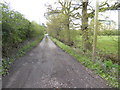 Bridleway heads east towards  the A23