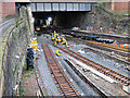 Queen Street railway station tunnel works