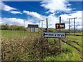 Signpost to Pen-y-Bryn