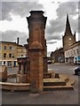 The monument in Market Square, Chippenham