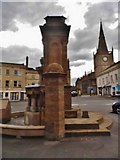 ST9273 : The monument in Market Square, Chippenham by David Howard
