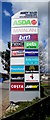 Abbey Wood Shopping Park  nameboard, Filton