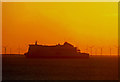 TA3208 : The early morning P&O ferry bound for Hull by Steve  Fareham