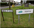 Village name sign, Tonna