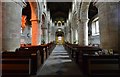 Melbourne Parish Church: The Norman nave