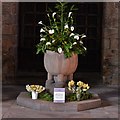 Melbourne Parish Church: The plain c13th font