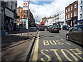 Bus stop on Highgate High Street