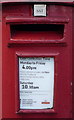 Detail, Edward VIII postbox on Great North Road