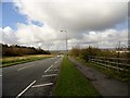 View down the A692