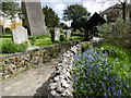 The path to the lych gate, St John the Baptist Churchyard, Pinner