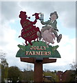 Sign for the Jolly Farmers, World