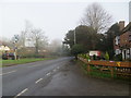 Road (A260) at the Jackdaw Inn in Denton