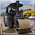 TQ1979 : Steam roller at London Transport Museum Depot by Ian Taylor