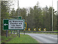 TM1054 : Roadsign on the A140 Norwich Road by Geographer