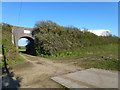 TF9340 : Railway bridge near Wighton in Norfolk by Richard Humphrey