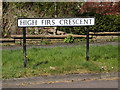 TL1413 : High Firs Crescent sign by Geographer