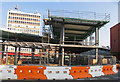 Construction work next to the Haymarket Centre