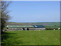 Pasture and new barn south-east of Welcombe, Devon