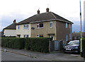 Houses and a cat on Brownlow Crescent