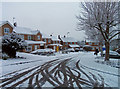 Hall Orchard Lane from near the school