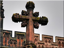 SJ4066 : Cross on Chester War Memorial by David Dixon