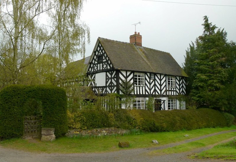 Myddle House Farmhouse, Boraston © Alan Murray-Rust Cc-by-sa/2.0 ...