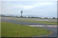 SJ4382 : View to new control tower, Liverpool Airport by N Chadwick