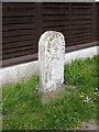 Milestone at Llanrhystud