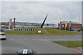 Roundabout, A561 meets Estuary Boulevard