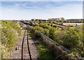 View towards Long Marston rail depot