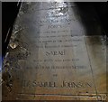 Curdworth: Ss Nicholas and Peter ad Vincula Church: Memorial to Dr. Samuel Johnson