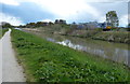 Train next to the Fossdyke Canal