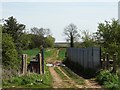 Bridge over the railway south of Langwith