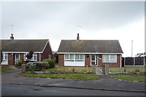 TG5015 : Bungalows on Beach Road, Scratby by JThomas