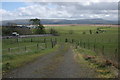 View towards Flanders Moss and the Gargunnock Hills