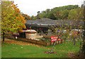 ST1920 : Autumn time - Taunton Deane Services by Mr Ignavy