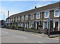 Row of stone houses, Gnoll Park Road, Neath