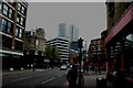 TQ3382 : View of the Broadgate Tower from Curtain Road #2 by Robert Lamb